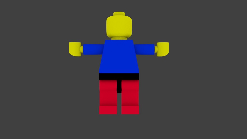 Brick figure with basic rig 2 v1.0 preview image 1